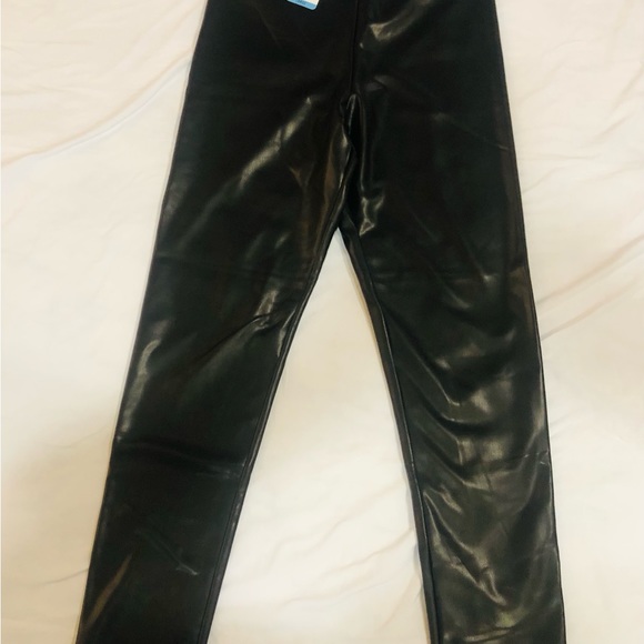 NWT New JOIE Faux Leather leggings Black Vegan various sizes MSRP $198 - Picture 7 of 13
